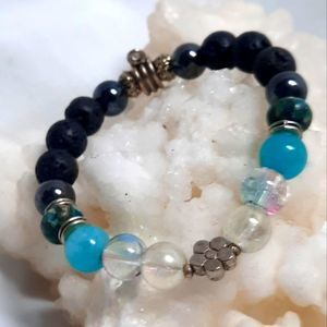 Ground your Thoughts, Speak Your Truth bracelet